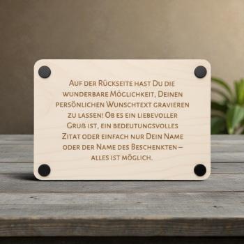 Geld Geschenke zu Ostern: Stilvolle Geld Geschenkkarte - Holzkarte - personalisiert – Die perfekte Geschenkidee für deine Liebsten!